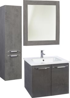 Тумба под раковину Bellezza Луиджи 60см серый 00000007044